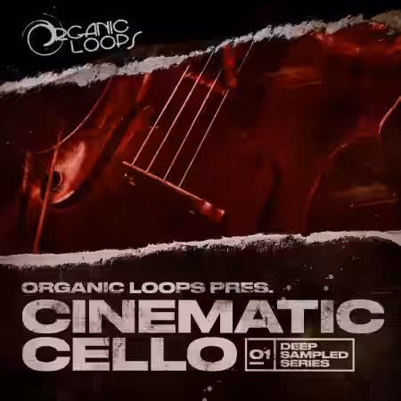 Organic Loops Deep Sample Vol.1 Cinematic Cello [WAV] - Sample Pack Artwork