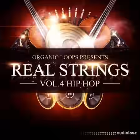 Organic Loops Real Strings Vol.4 Hip-Hop [WAV, MiDi, REX] - Sample Pack Artwork