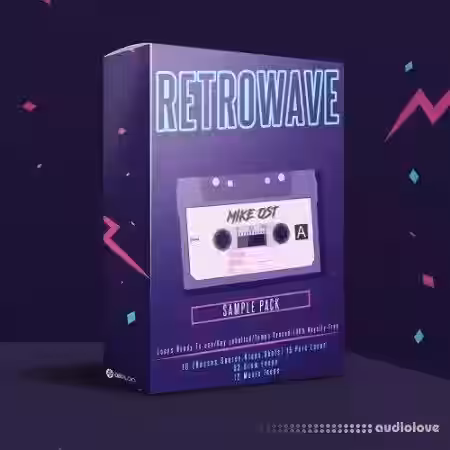 OSTAudio Retrowave Cassette Tape [WAV] - Sample Pack Artwork