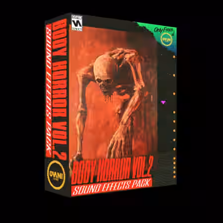 Ovani Sound Body Horror Sound FX Pack Vol.2 [WAV] - Sample Pack Artwork