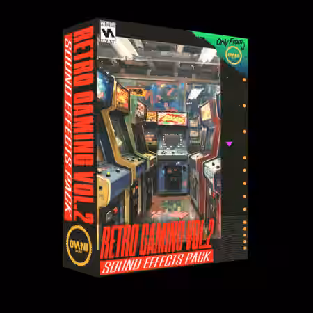 Ovani Sound Retro Gaming Sound FX Pack Vol.2 [WAV] - Sample Pack Artwork