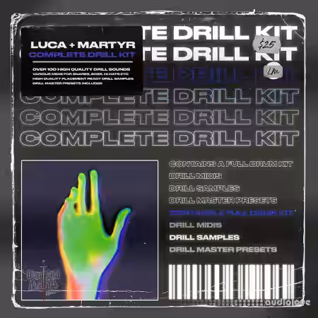 Overlord Mafia Luca + Martyr Complete Drill Kit [WAV, MiDi, DAW Templates] - Sample Pack Artwork