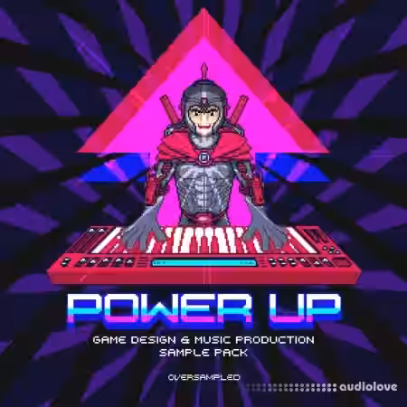 Oversampled Power Up Production and Game Design Sample Pack [WAV] - Sample Pack Artwork