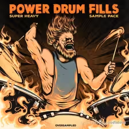 Oversampled Super Heavy Power Drum Fills [WAV] - Sample Pack Artwork