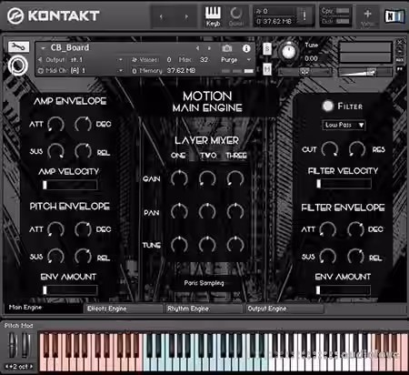 Paris Sampling Motion Cinematic Grooves [KONTAKT] - Sample Pack Artwork