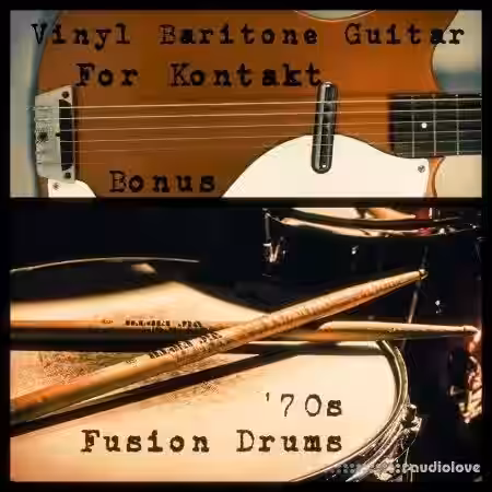 Past To Future Samples Vinyl Baritone Guitar & 70's Fusion Drums [WAV, KONTAKT] - Sample Pack Artwork