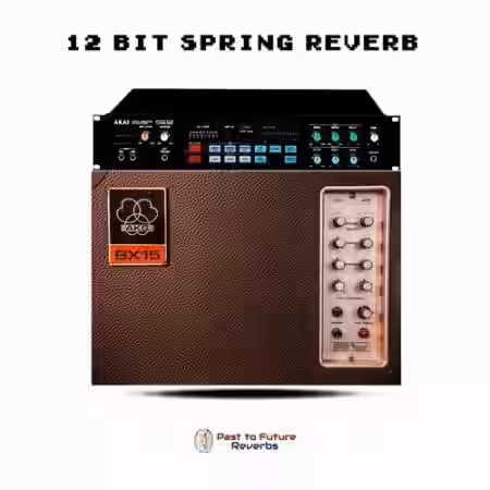 PastToFutureReverbs 12 Bit Spring Reverb AKG BX15 and AKAI S612 - Sample Pack Artwork