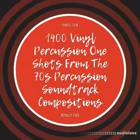 PastToFutureReverbs 1400 Vinyl Percussion One Shots From The 70s Vinyl Percussion Soundtrack Inspired by Lalo Schifrin [WAV] - Sample Pack Artwork