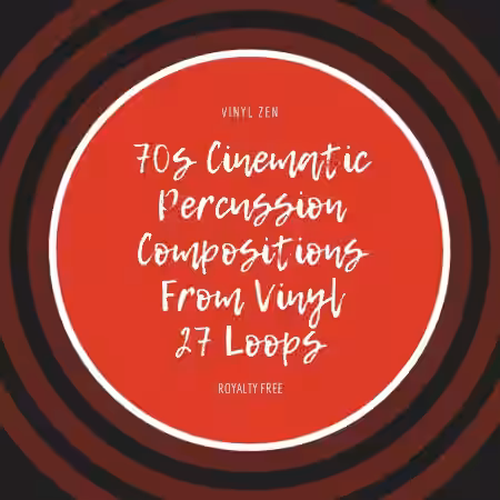 PastToFutureReverbs 27 Percussive Compositions: A 70s Vinyl Percussion Soundtrack Inspired by Lalo Schifrin [WAV] - Sample Pack Artwork