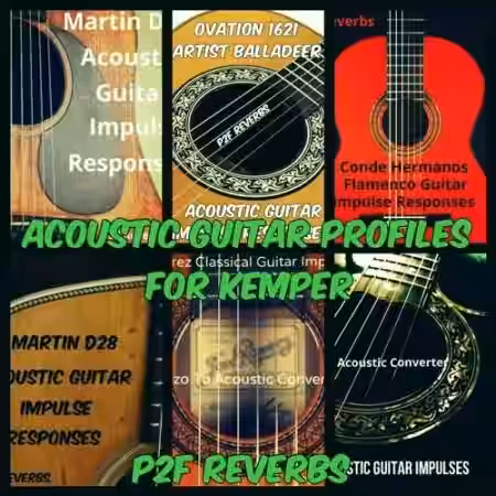 PastToFutureReverbs Acoustic Guitar Profiles for Kemper! Kemper Profiles KiPR - Sample Pack Artwork