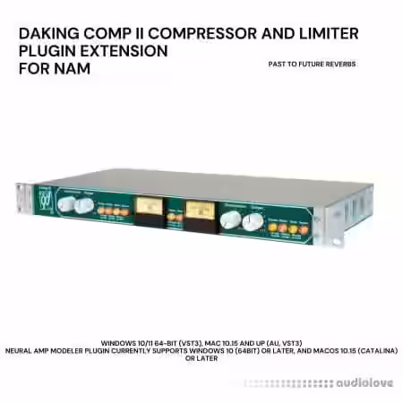 PastToFutureReverbs A.I. Daking Comp II Compressor and Limiter Plugin Extension for NAM - Sample Pack Artwork