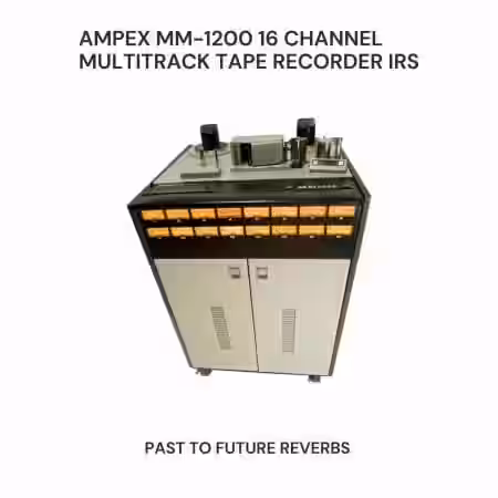 PastToFutureReverbs AMPEX MM 1200 16 Channel Multitrack Tape Recorder IRs! - Sample Pack Artwork
