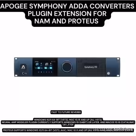 PastToFutureReverbs Apogee Symphony ADDA Converters Plugin Extension [Synth Presets] - Sample Pack Artwork