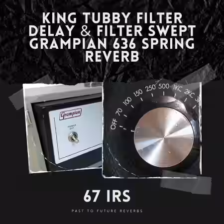 PastToFutureReverbs King Tubby Altec Filtered Delay And Filtered Plus Swept Grampian 636 Spring Reverb IRS! - Sample Pack Artwork