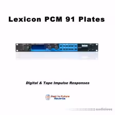 PastToFutureReverbs Lexicon PCM 91 Plates - Sample Pack Artwork