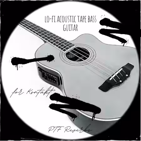 PastToFutureReverbs Lo-Fi Acoustic Tape Bass Guitar For Kontakt! [KONTAKT] - Sample Pack Artwork