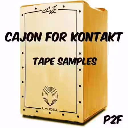 PastToFutureReverbs P2F Cajon for KONTAKT! [KONTAKT] - Sample Pack Artwork