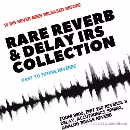 PastToFutureReverbs Rare Reverb IR Collection! Impulse Responses - Sample Pack Artwork