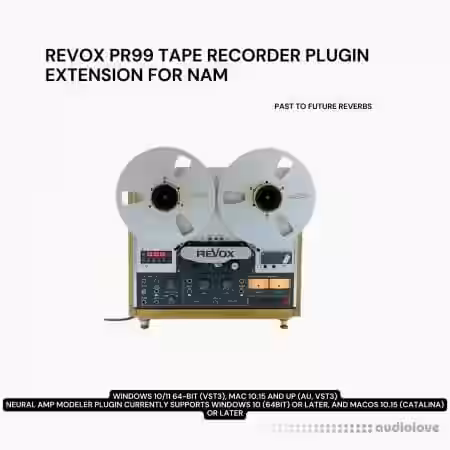 PastToFutureReverbs Revox PR99 Tape Recorder Plugin Extension - Sample Pack Artwork