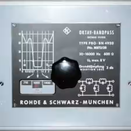 PastToFutureReverbs Rohde and Schwarz PBO Bandpass Filter IRs! - Sample Pack Artwork