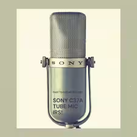 PastToFutureReverbs SONY C37A Tube Mic IRs! Jimi Hendrix Vocal Mic! - Sample Pack Artwork