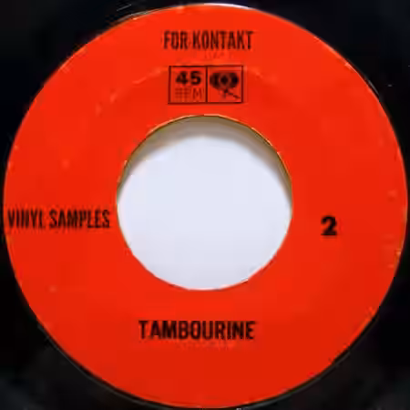 PastToFutureReverbs Vinyl Tambourine Vol.2 For Kontakt! [KONTAKT] - Sample Pack Artwork