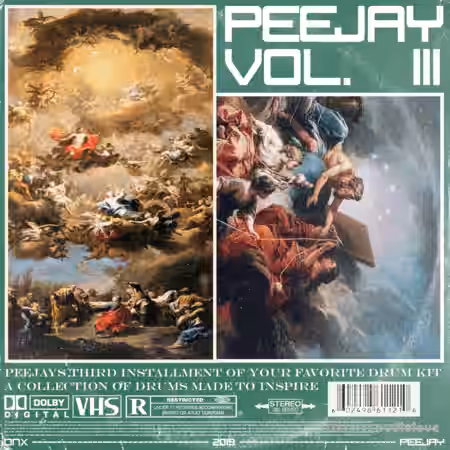 PeeJay Volume III (Drum Kit) [WAV] - Sample Pack Artwork