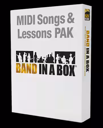 PG Music MIDI Songs and Lesson PAK for Band-in-a-Box [WiN, MacOSX] - Sample Pack Artwork