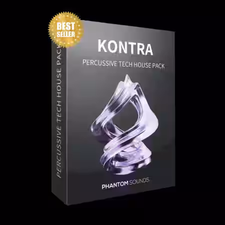 Phantom Sounds Kontra Percussive Tech House Pack [WAV, MiDi] - Sample Pack Artwork