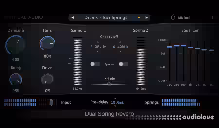 Physical Audio Dual Spring Reverb v3.1.10 [MacOSX] - Sample Pack Artwork