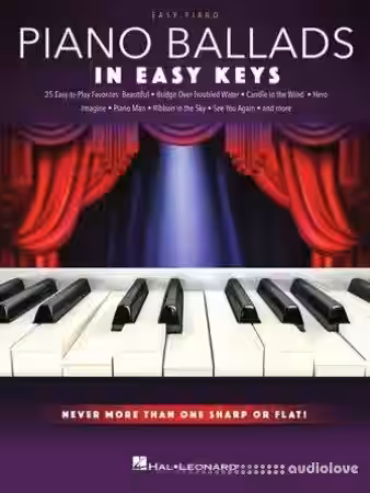 Piano Ballads In Easy Keys: Never More Than One Sharp or Flat - Sample Pack Artwork