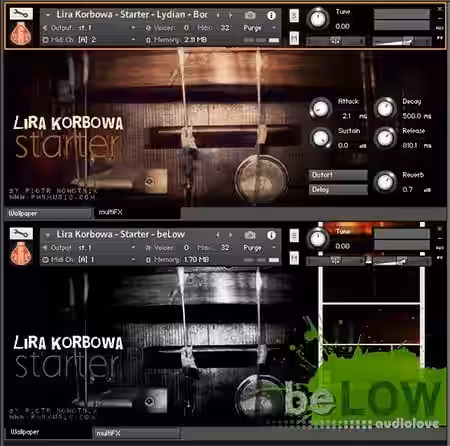 Piotr Nowotnik Lira Korbowa I Starter v1.1 [KONTAKT] - Sample Pack Artwork