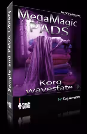 PlugInGuru MegaMagic: Pads V1 for Korg Wavestate [Synth Presets] - Sample Pack Artwork
