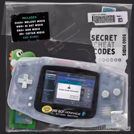 Pluto Dripz Secret Cheat Codes (5000 Midis) [MiDi] - Sample Pack Artwork