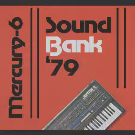 Polydata Cherry Audio Mercury-6 Sound Bank '79 [Synth Presets] - Sample Pack Artwork