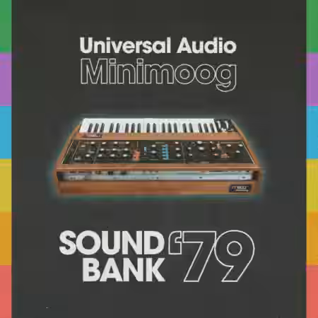 Polydata Universal Audio Minimoog Sound Bank '79 UA Minimoog Patches [Synth Presets] - Sample Pack Artwork