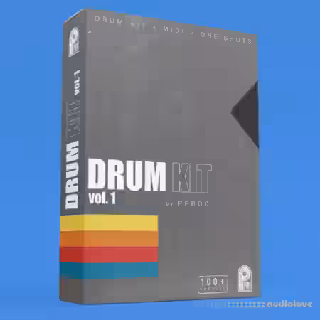Pprod Drum Kit Vol.1 [WAV, MiDi, DAW Templates] - Sample Pack Artwork