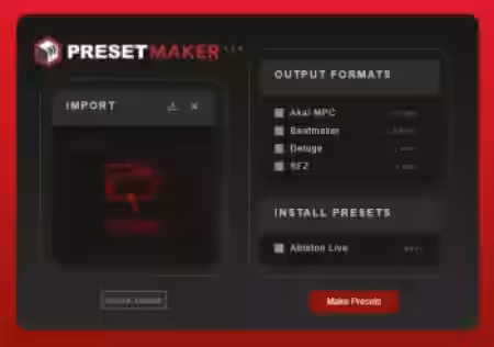 Preset Maker v1.2.4.21 [WiN] - Sample Pack Artwork