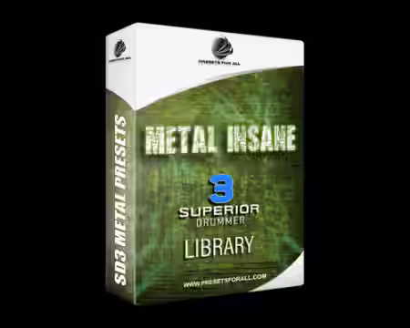 Presets For All Metal Insane Drum Library Project Superior Drummer 3 [Superior Drummer] - Sample Pack Artwork