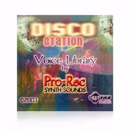 Pro-Rec Disco Station Voice Bank for Yamaha Classic Motif ES W2A W3A - Sample Pack Artwork