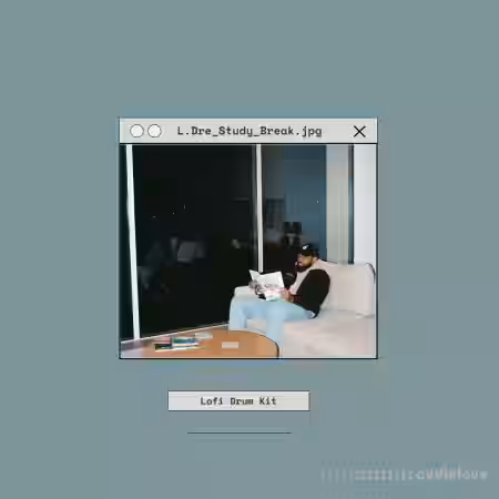 Prod. By L.Dre Study Break Lofi Drum Kit [WAV, MiDi] - Sample Pack Artwork