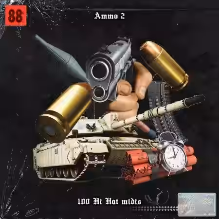 ProdByJack Ammo Hi Hat Midis Vol.2 [MiDi] - Sample Pack Artwork