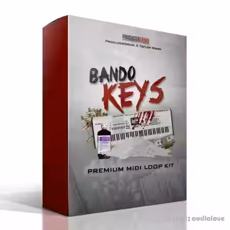 Producer Grind THE "Bando Keys" PREMIUM MIDI and WAV LOOP KIT [WAV, MiDi] - Sample Pack Artwork