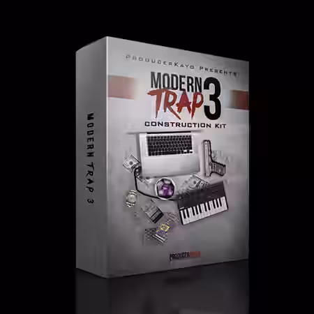 Producer Grind The "Modern Trap" Construction Kit Part 3 [WAV, MiDi] - Sample Pack Artwork