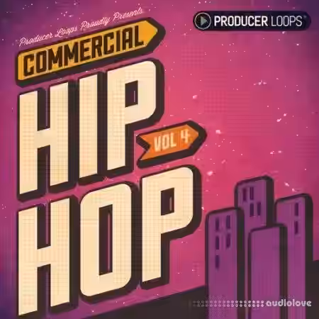 Producer Loops Commercial Hip Hop Vol.4 [WAV] - Sample Pack Artwork