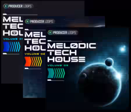 Producer Loops Melodic Tech House Volume 1-3 [WAV, MiDi] - Sample Pack Artwork