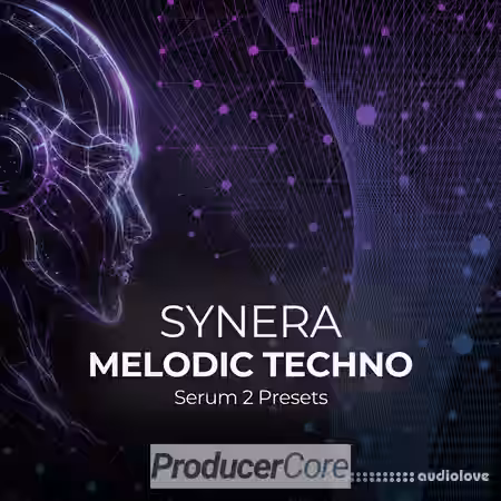 ProducerCore SYNERA Melodic Techno (Serum 2 Presets) [WAV, MiDi, Synth Presets] - Sample Pack Artwork