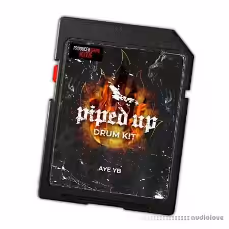 Producergrind Aye YB PIPED UP Drum Kit [WAV] - Sample Pack Artwork