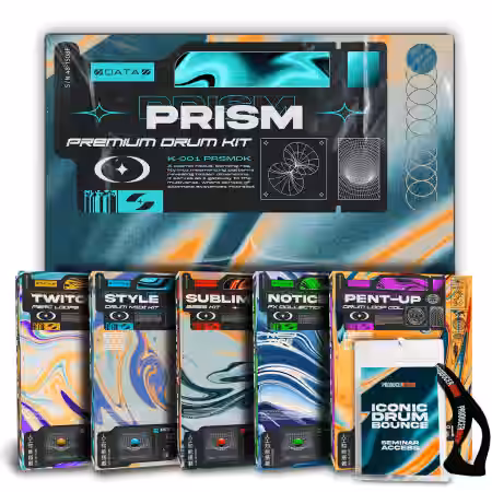 ProducerGrind PRISM Premium Drum Kit [WAV, MiDi] - Sample Pack Artwork