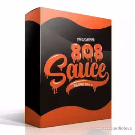 Producergrind The "808 Sauce" 808 Drum and MIDI Kit [WAV, MiDi] - Sample Pack Artwork